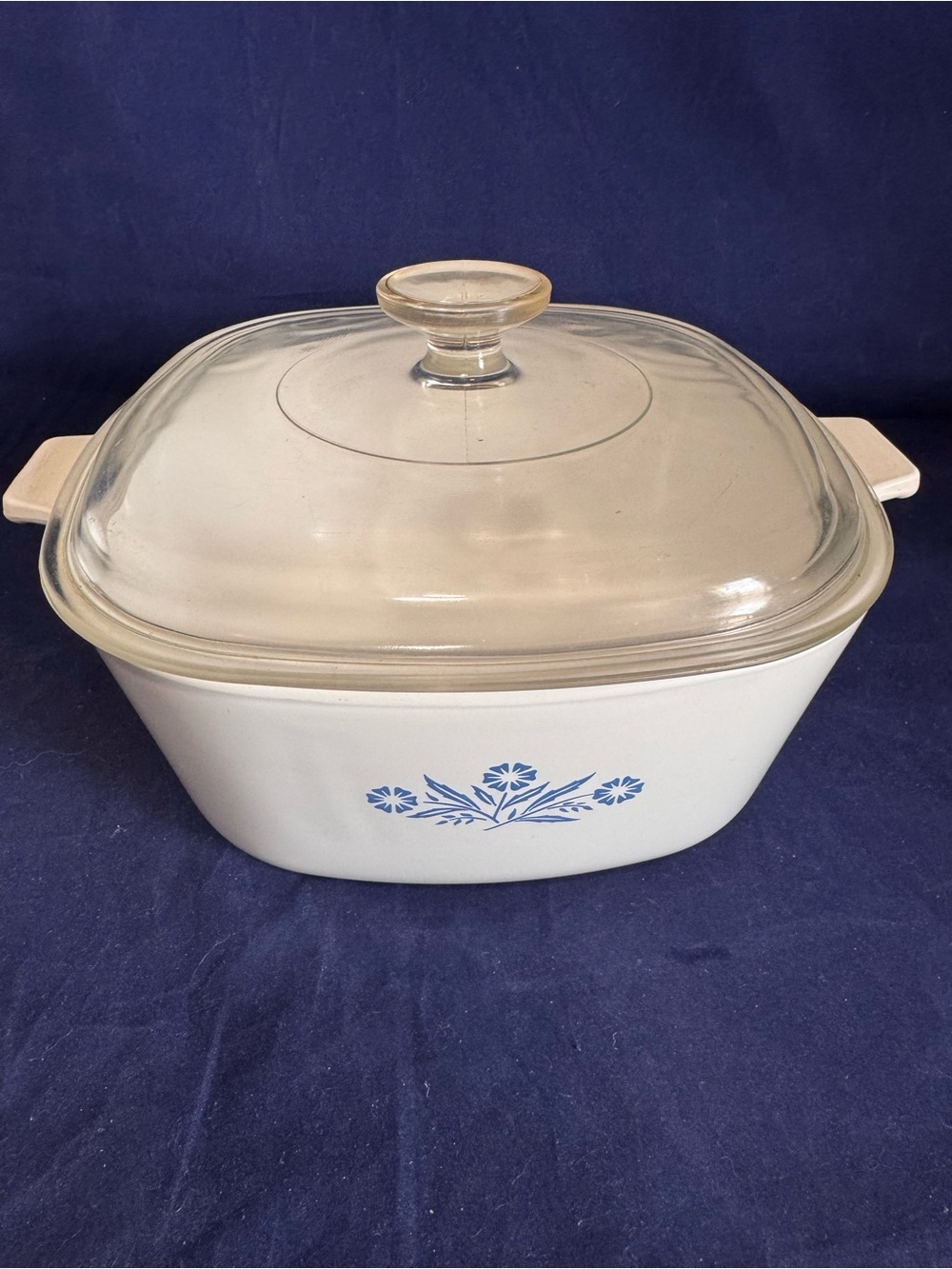 CorningWare Blue Cornflower 2 1/2 QT P - 2 1/2 - B with Lid A9C Nice Vintage